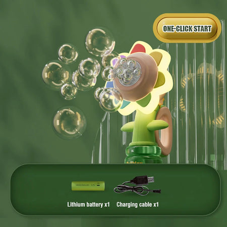 Dancing Sunflower Bubble Machine &ndash; Lights And Movement pink standard
