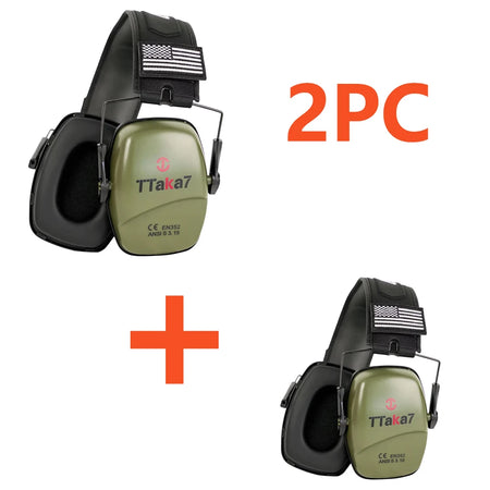 New Electronic Shooting Earmuffs - Noise Reduction 2PC 3