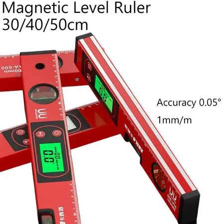 30 40 50 Cm Digital Level Ruler Magnetic Angle Meter