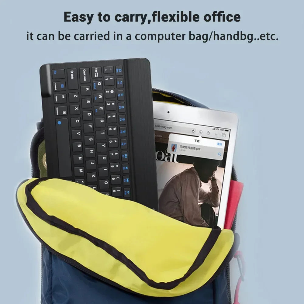 EAEY Mini Bluetooth Keyboard Mouse Combo &ndash; Travel Ready