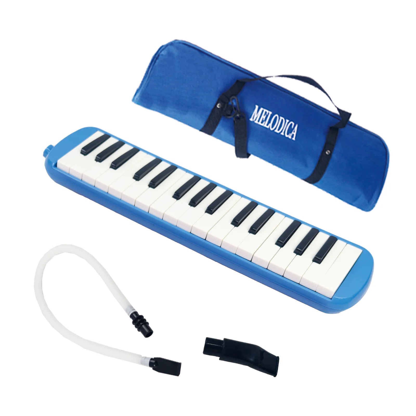 Miwayer 32 Keys Melodica Mouth Organ &ndash; Easy to Learn 32 Key Blue
