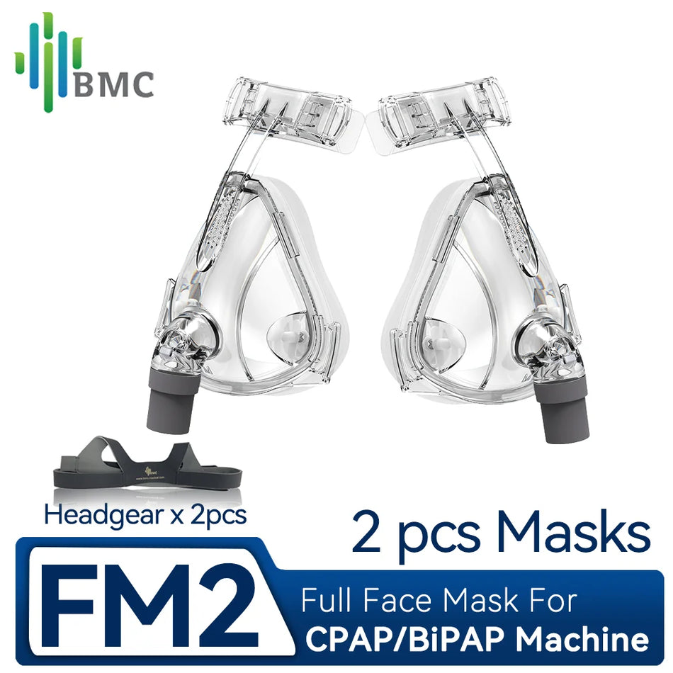 BMC FM2 CPAP Full Face Mask &ndash; Ergonomic Comfort Fit
