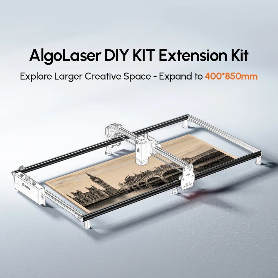 Algolaser 40x85cm Extension Kit for DIY Laser Engraver, Aluminum Alloy