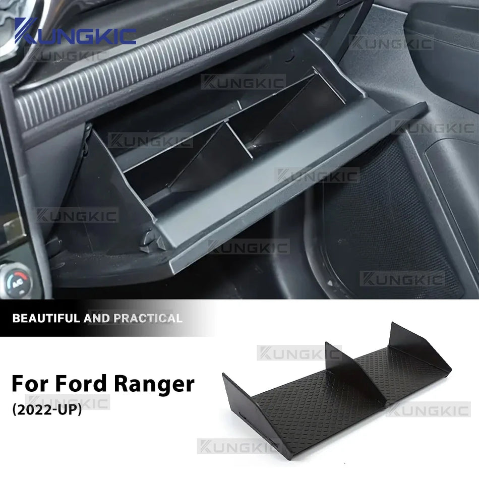 Ablagefach-Trennwand für den Innenraum des Ford Ranger T9 2022-2025