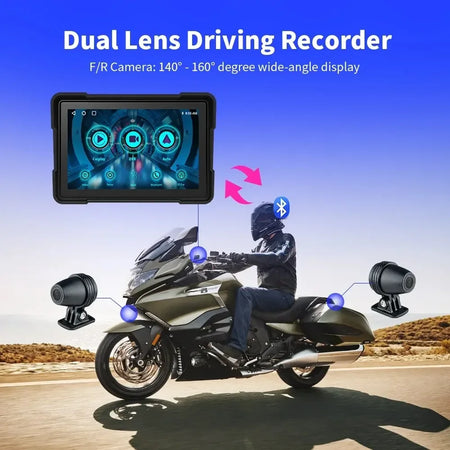 5 Inch Motorcycle Navigation GPS &ndash; IPX7 Waterproof Smart Display