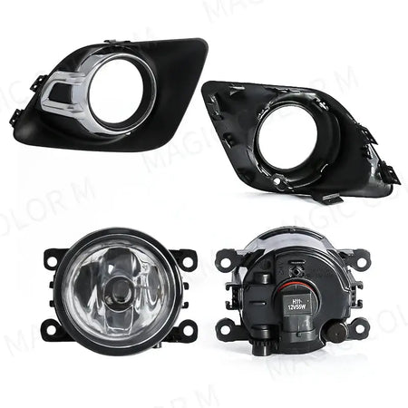 For Mitsubishi ASX 2011 2012 2013 LED Fog Light Lamp Headlights Halogen Cover Hood Frame Bezel Waterproof Car Accessories 12V by InterCyprus Trading Ltd