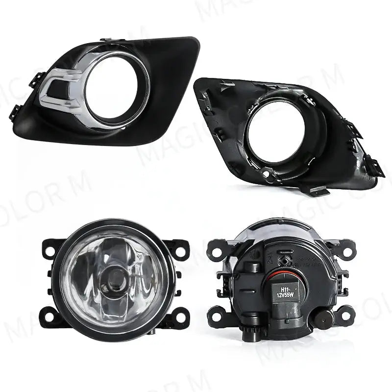 For Mitsubishi ASX 2011 2012 2013 LED Fog Light Lamp Headlights Halogen Cover Hood Frame Bezel Waterproof Car Accessories 12V by InterCyprus Trading Ltd
