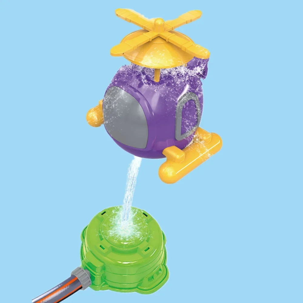 Summer Fly Water Jet Frog Sprinkler - Rotating Spray Fun