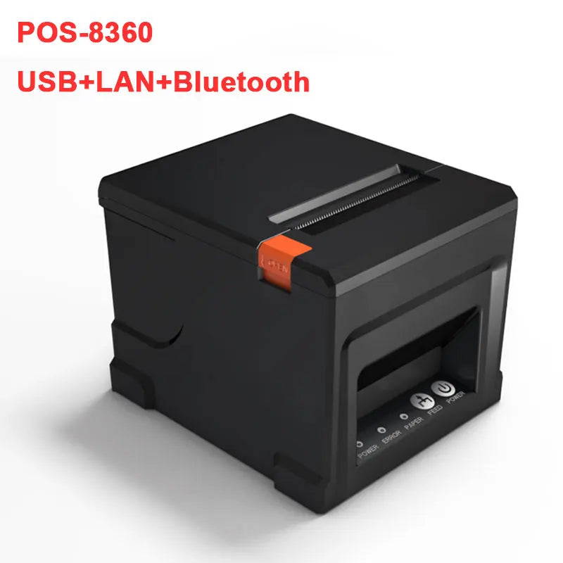 HZTZ 80mm Thermal Receipt Printer HZ-8360 &ndash; Automatic Cutter 8360USBLANBT / UK Plug