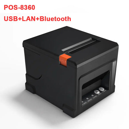 HZTZ 80mm Thermal Receipt Printer HZ-8360 &ndash; Automatic Cutter 8360USBLANBT / UK Plug