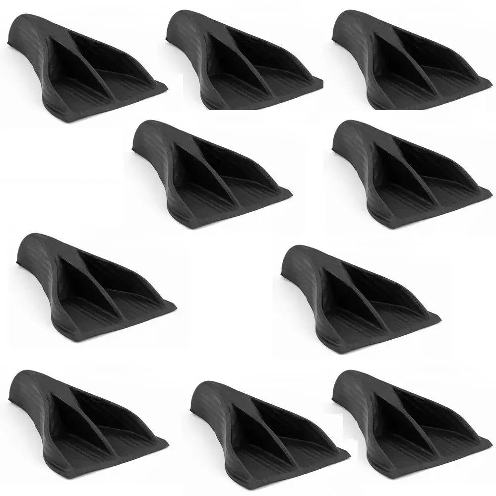 1Pcs/10Pcs Universal Car Roof Shark Fins Spoiler Diffuser Vortex Generator Antenna Decoration Fit for Roof Tail Spoiler Bumper by InterCyprus Trading Ltd