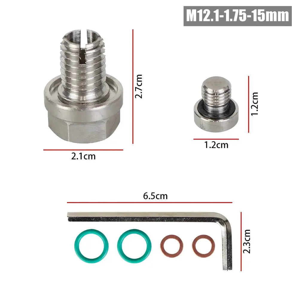 M12.1x1.25/1.5/1.75 M14.1 M16.1 M18.1x 15mm Oil Drain Plug Oversize Piggyback Self Tapping Oil Pan Thread Repair Kit by InterCyprus Trading Ltd