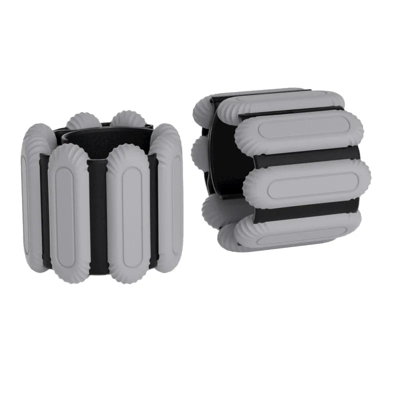 Adjustable Wrist Weights for Versatile Exercise and Travel Gray 500g