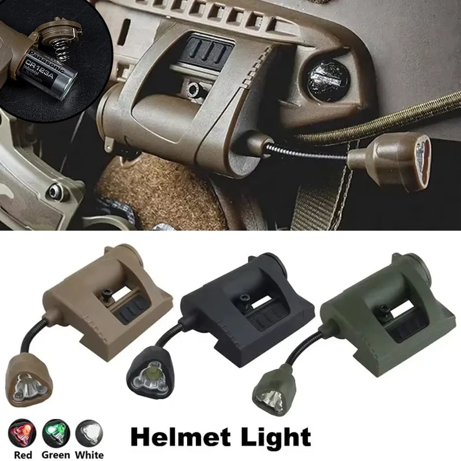 LED taktična čelada z 3 načini delovanja z ARC nosilcem za kolesarjenje