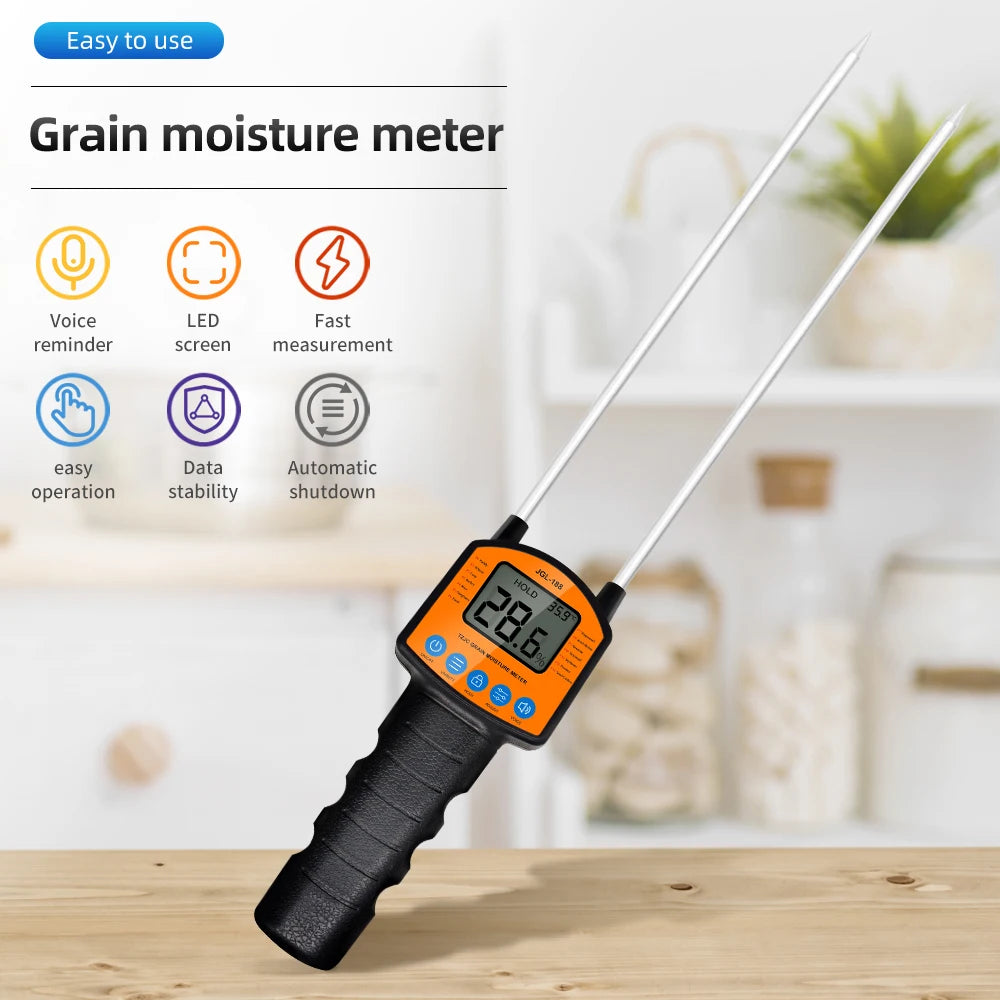 JGL-188 Grain Moisture Meter &ndash; Accurate LCD Reading