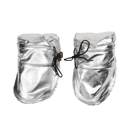 Bigsweety Waterproof Motorcycle Handlebar Gloves with Sun Protection Pure Silver