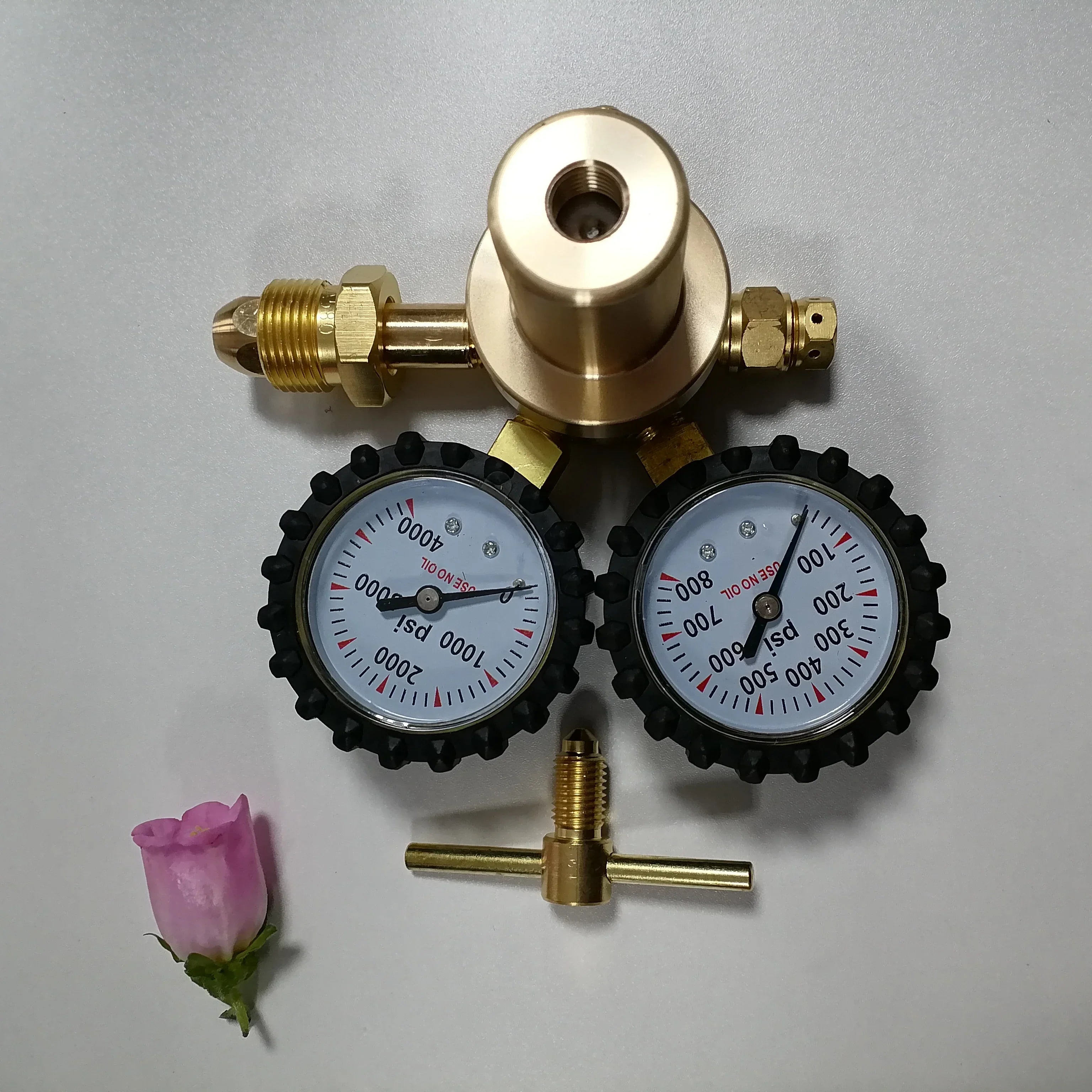 CGA580 Gas Regulator Flowmeter - Argon CO2 Compatible