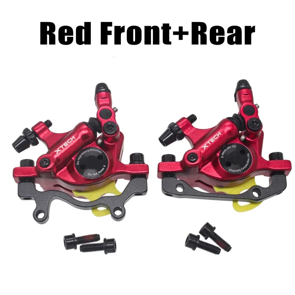 ZOOM HB100 Hydraulic Disc Brake Calipers &ndash; High Performance MTB Braking Red A Pair