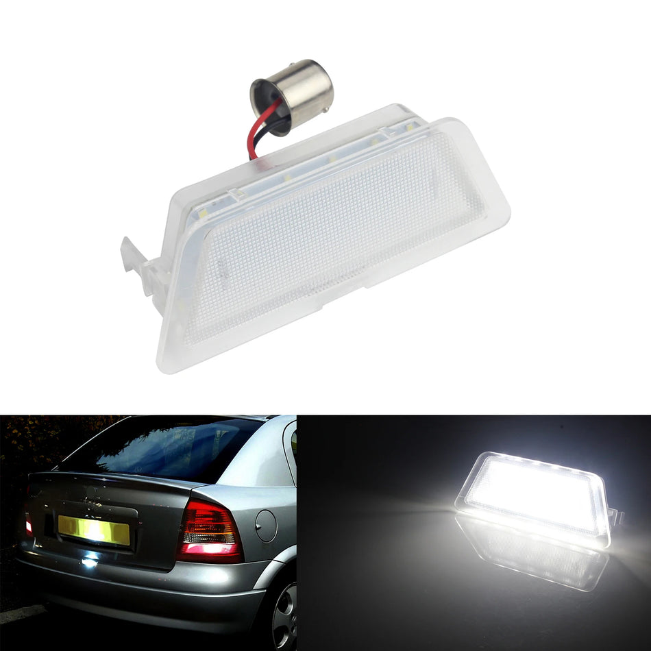 Zadní LED světlo na registrační značku pro Opel/Vauxhall Astra G 1998-2004 CANBUS 12V xenonové bílé 6000K