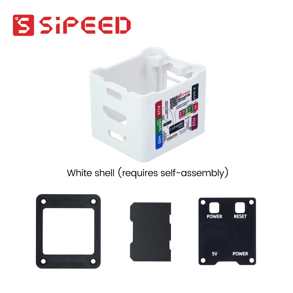Sipeed NanoKVM PiKVM Mini: Remote Control for Raspberry Pi FULL White Shell