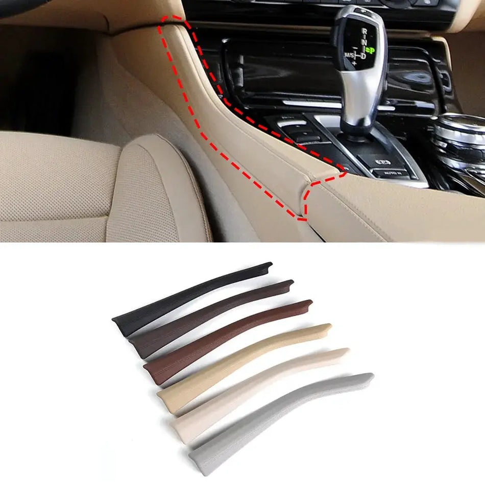 LHD RHD For BMW 5 Series F10 F11 F18 520i 523i 525i 528i 535i Central Console Lid Armrest Cover Panel Trim Strip Replacement by InterCyprus Trading Ltd