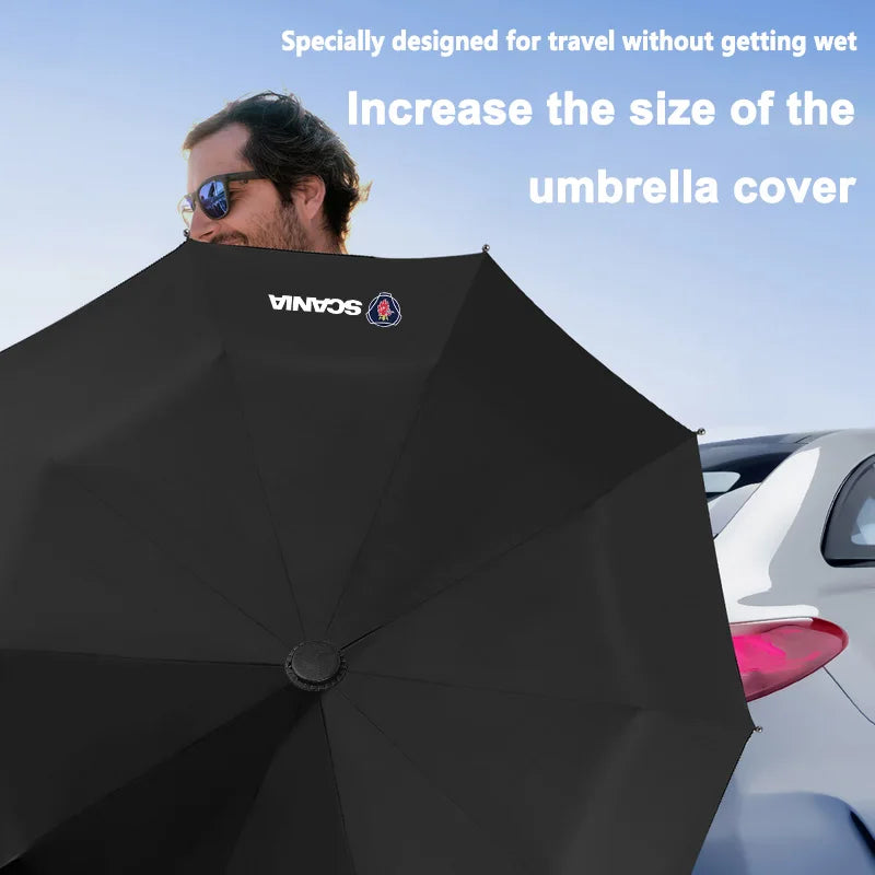 Portable Automatic Sunshade Umbrella for Scania Truck Series: High-Quality Car Interior Accessory