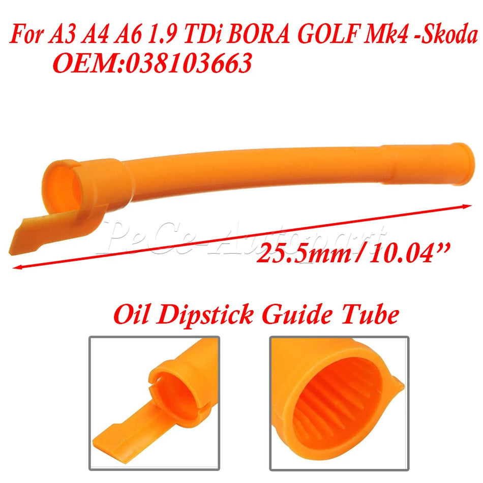 Tubo-guia da vareta do óleo para VW Audi Golf Mk4 A3 A4 A6 038103663