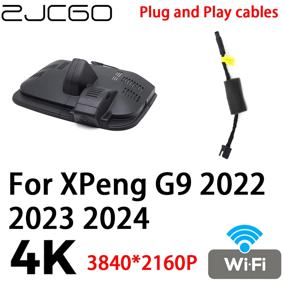 XPeng G9 Dashkamera 4K Bil DVR, Plugga och Kör Videoinspelare