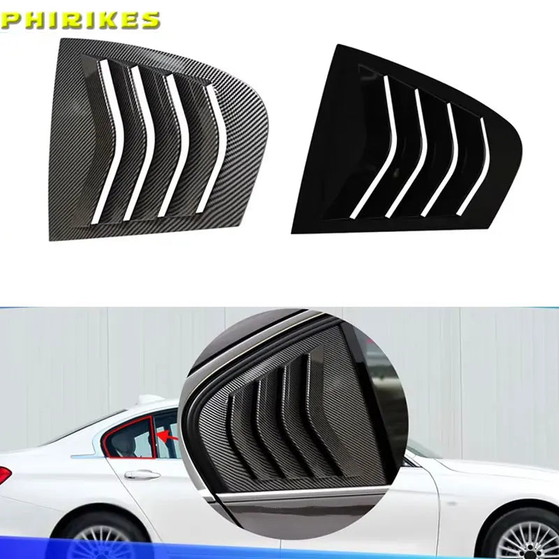 BMW F30 3 Σειρά Πίσω Παράθυρο Σκιά Trim Λεπίδα 2 Τεμάχια