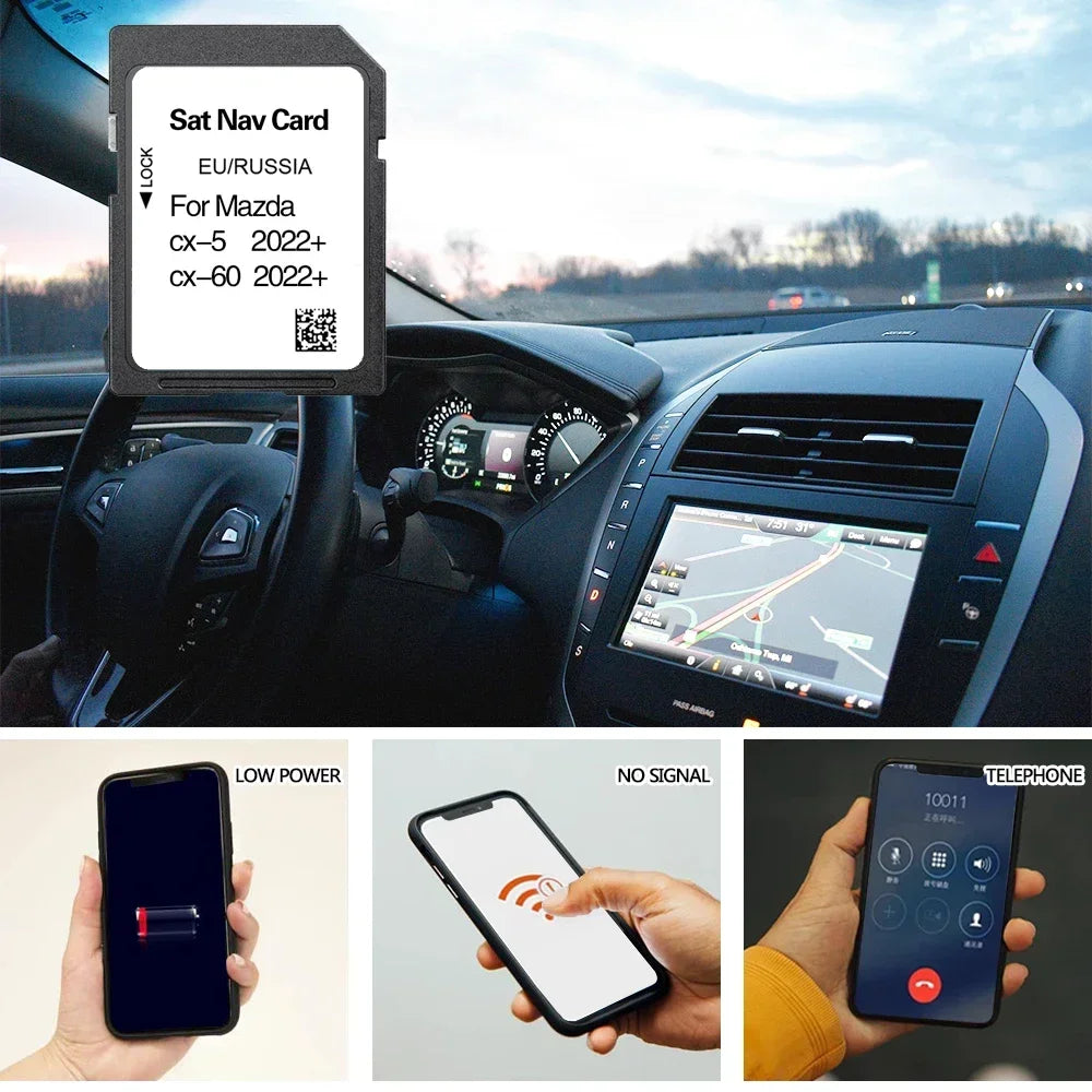 32GB SD Map Card Mazda CX-5 2022 &ndash; Faster Navigation