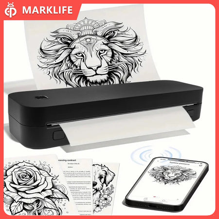 MarkLife D210 - Portable A4 Thermal Printer With Bluetooth