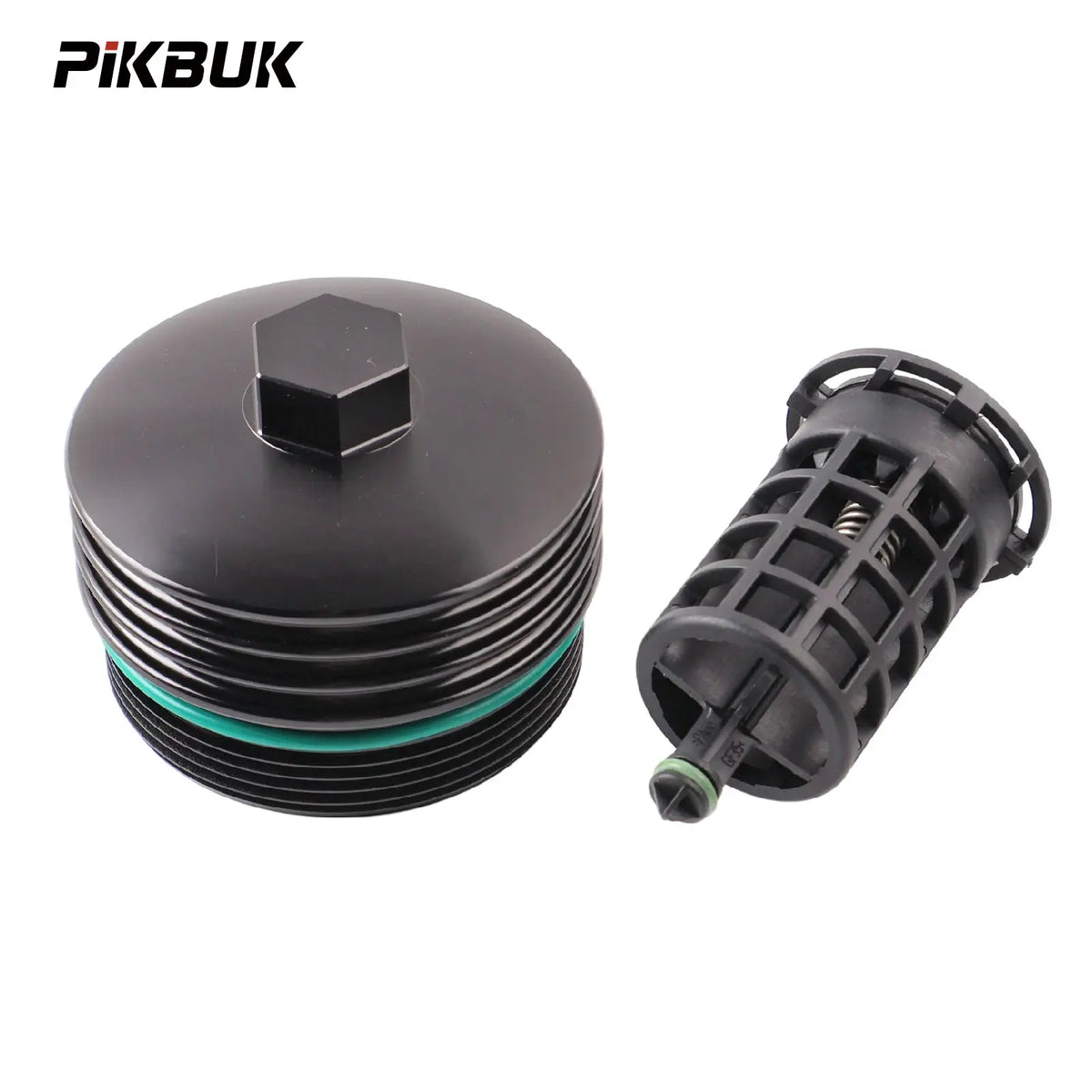 PIKBUK Aluminum BILLET OIL FILTER HOUSING FOR N20 N26 N52 N54 N55 S55 BMW 2.0L 3.0L Engines by InterCyprus Trading Ltd