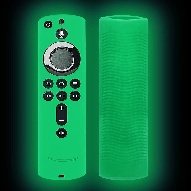 Silicone Case Control Protector &ndash; Durable Protection for Amazon Fire TV Stick 4K Fluorescent Green