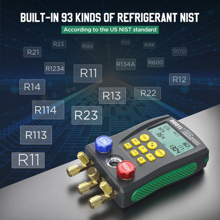 DY517 Digital Vacuum Pressure Manifold &ndash; Digital Readout