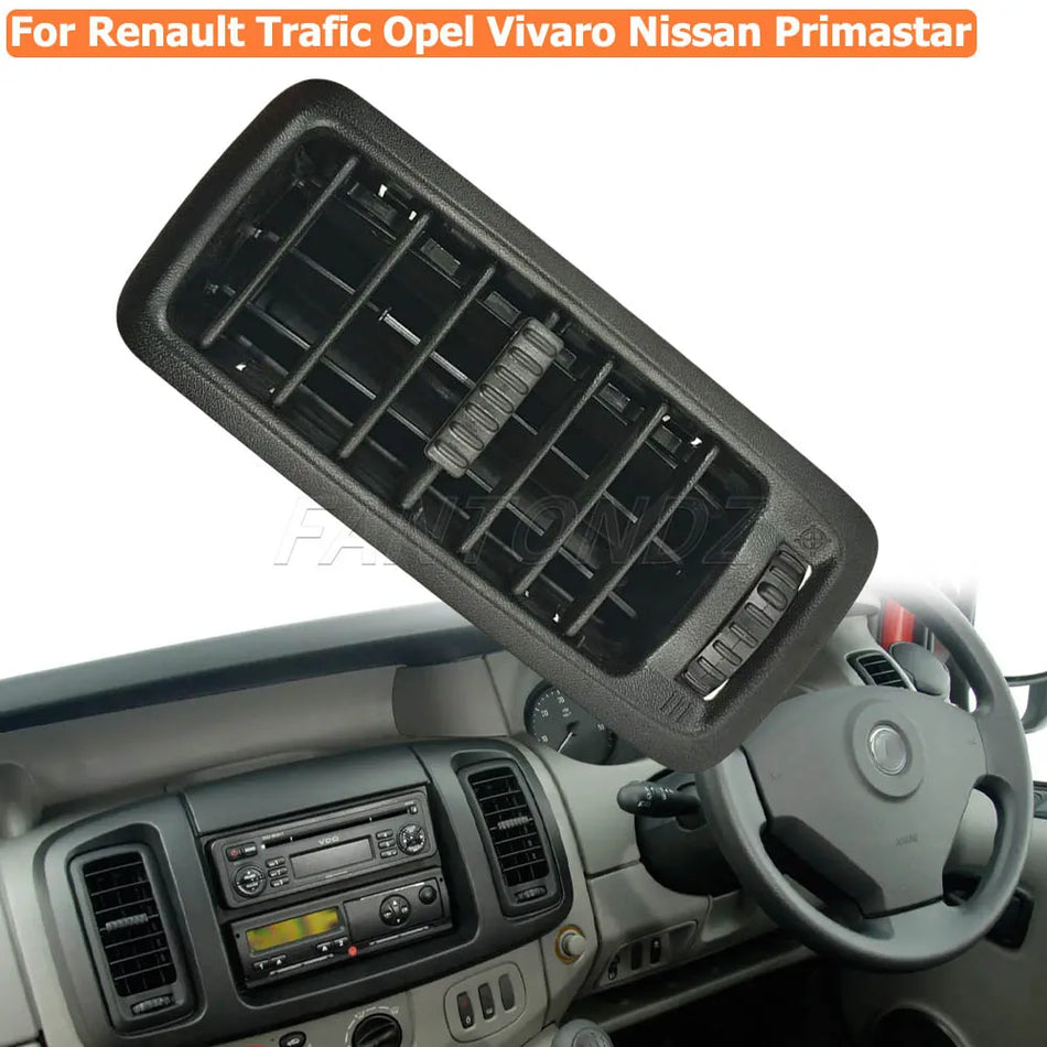 Rejilla de ventilación de aire del tablero delantero para Renault Trafic II Vivaro Primastar