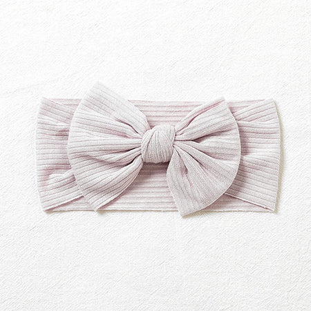 A&amp;A Knit Bow Baby Headbands - Soft Nylon Hair Accessories for Girls (21 Colours) 9674-33