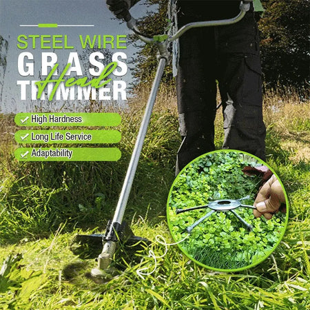 Steel Wire Weed Trimmer Head &ndash; Wear-Resistant and Anti-Corrosion