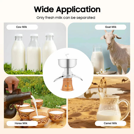 30W Electric Milk Separator &ndash; Adjustable 5L Tank For Dairy
