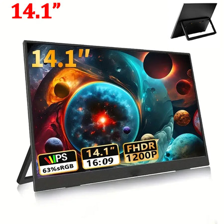JJRC 14.1 Inch Portable Monitor &ndash; Full HD 1080P IPS Display 14 INCH