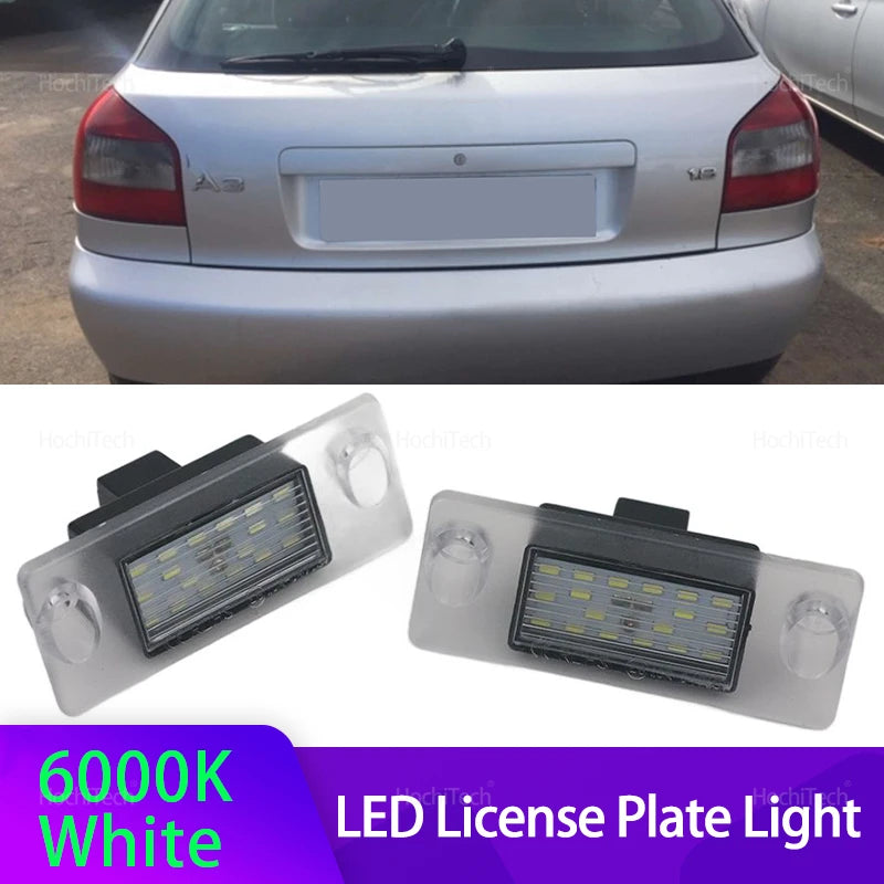 Λευκό Φως Πινακίδας LED Με Canbus Για Audi A4 S4 B5 A3 S3 8L