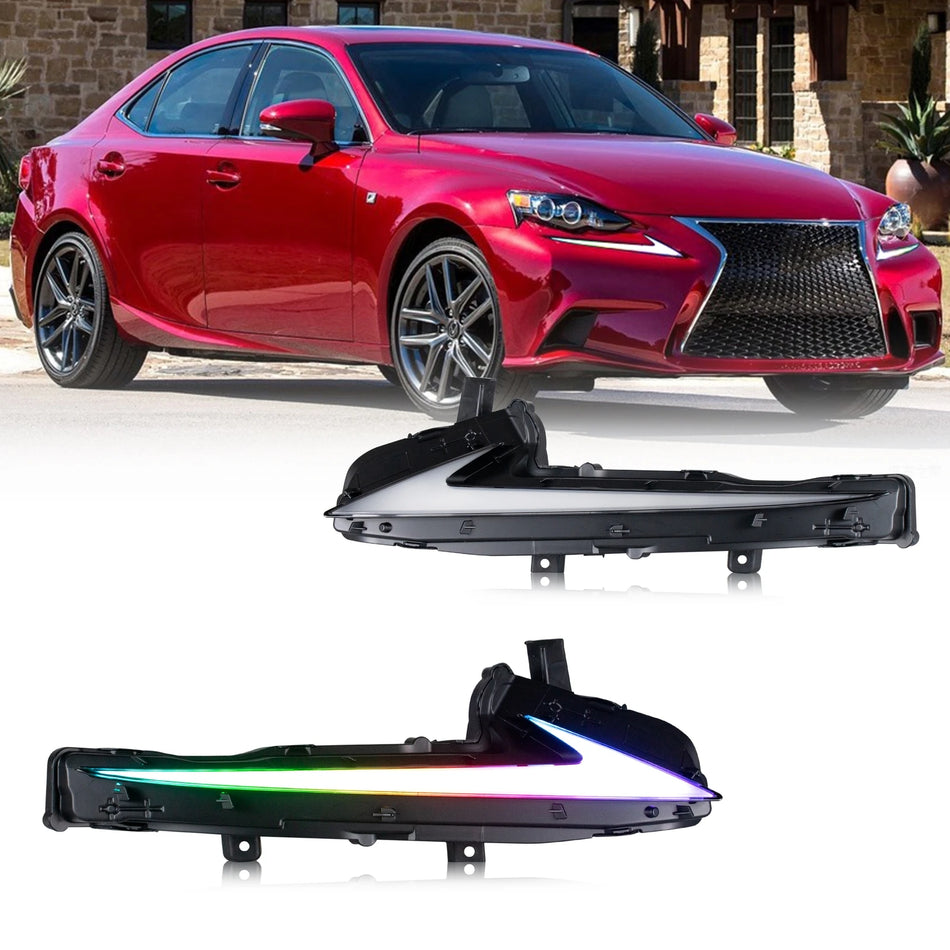 Lexus IS Luce diurna LED RGB 2014-2016, Cambio colore DRL