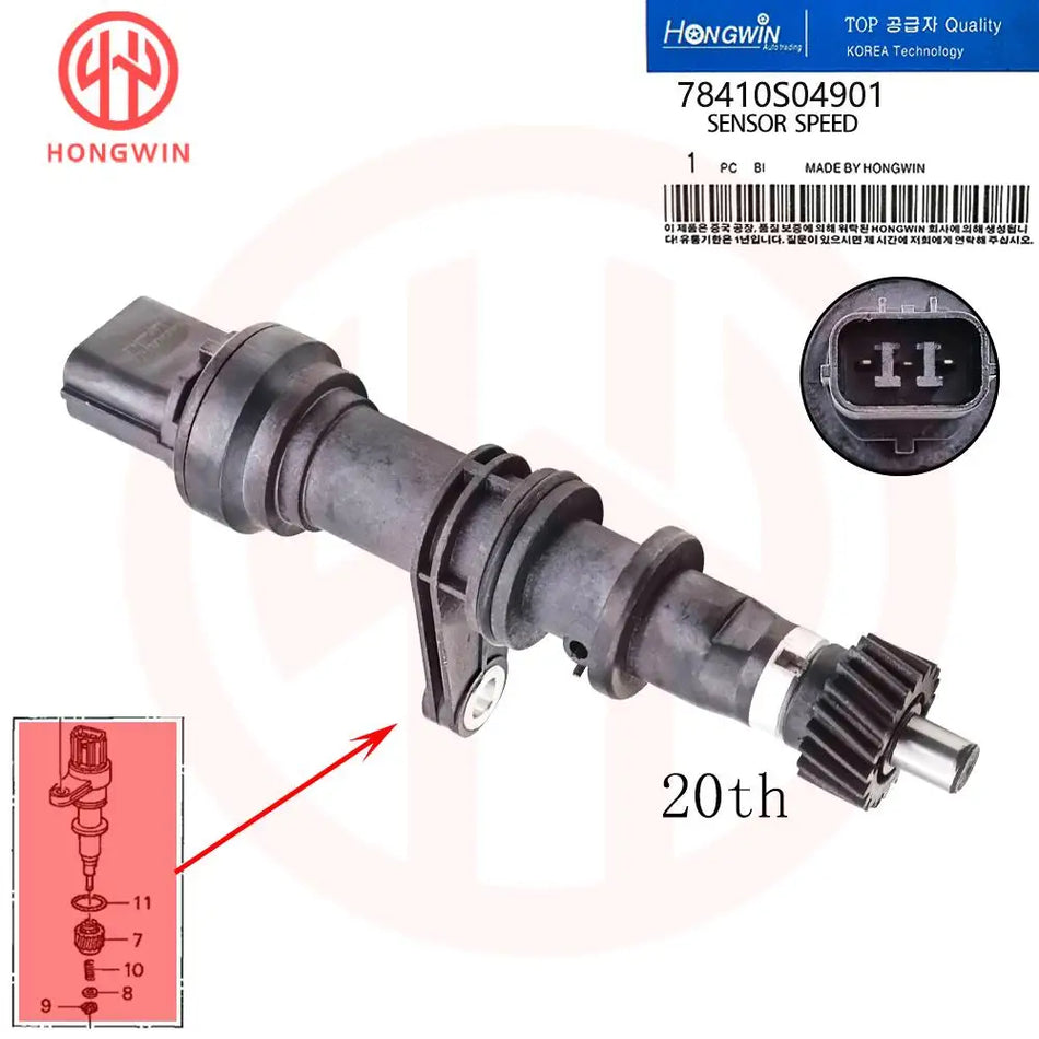 Manuelles Getriebe-Geschwindigkeitssensor für Honda Civic 1996-2000, Del Sol 1997