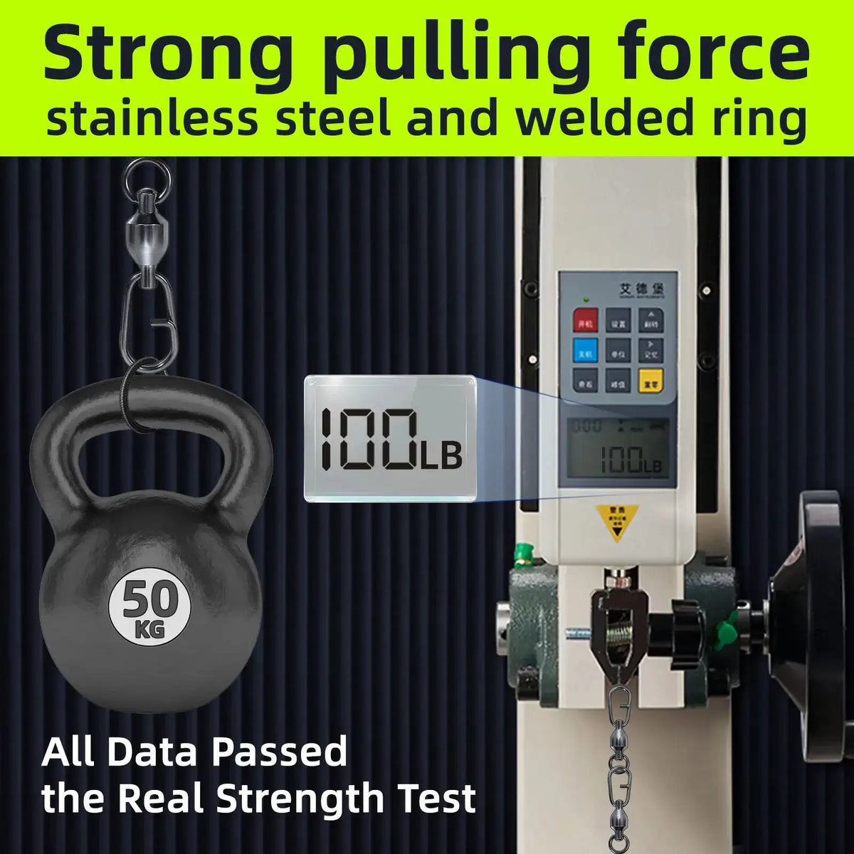 9KM Snap Swivels Ball Bearing Lure Connectors Saltwater