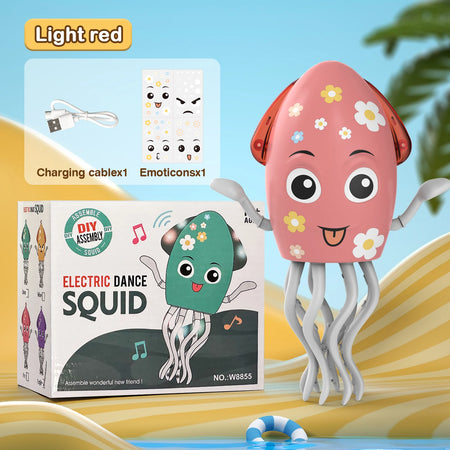 Funny Electric Crawling Octopus &ndash; Interactive Stress Relief Gift Red / OneSize