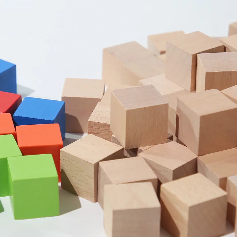 Colorful Wooden Blocks Set &ndash; Education Through Play