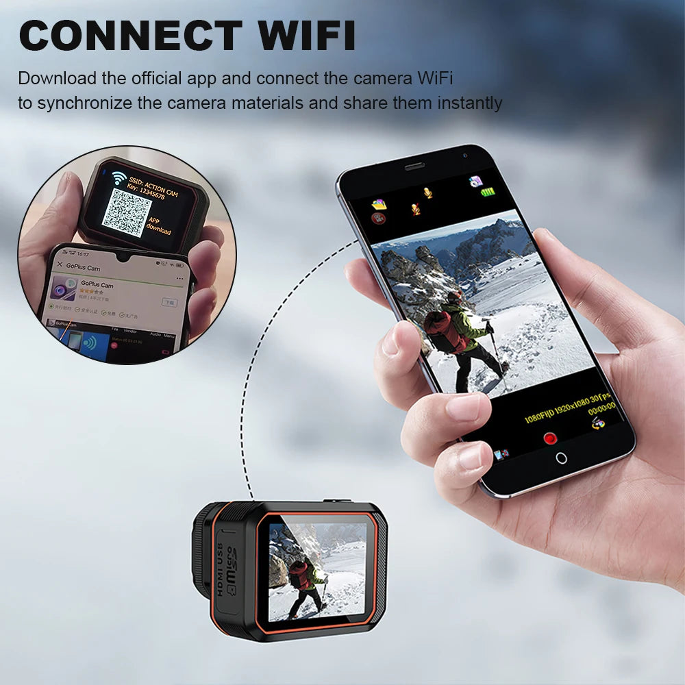 4K HD Wifi Camera &ndash; 170 Degree Wide Angle and Waterproof Design