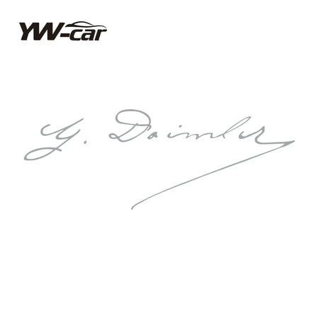 Mercedes Benz Dashboard Sticker Set - 2 Pcs Interior Vinyl Decals for C E S GLS M R A SL V GLC CLA Models Silver / 20x7.3cm 2pcs