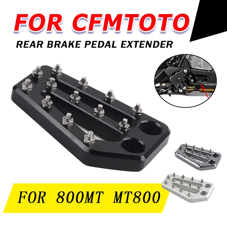 CFMOTO 800MT Bakre fotbromspedal förlängare, hållbar, enkel att installera för 2023 2024