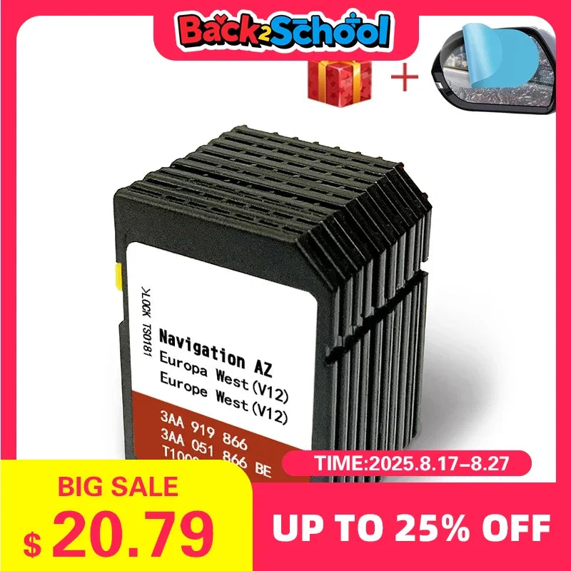 RNS 315 Western Europe Map Update SD Card - Latest Maps