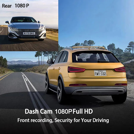 4" 1080P Dash Cam with Touch &amp; Parking Monitor